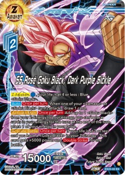 SS Rosé Goku Black, Dark Purple Sickle (V.1 - Expansion Rare) - Expansion Set: Ultimate Deck 2023