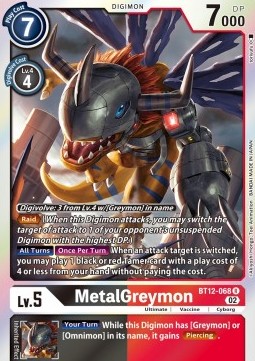 MetalGreymon (BT12-068) - Across Time