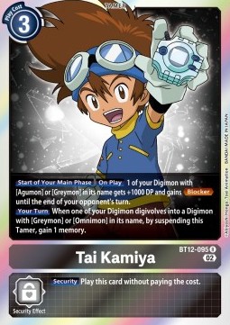 Tai Kamiya (BT12-095) (V.1) - Across Time