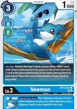 Veemon (BT12-021) - Across Time