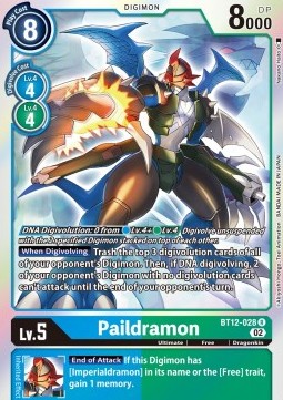 Paildramon (BT12-028) - Across Time