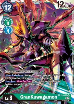 GranKuwagamon (BT12-056) - Across Time