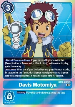 Davis Motomiya (BT12-090) (V.1) - Across Time