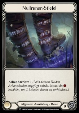 Nullrune Boots (Regular) - History Pack 1 - Bravo Blitz Deck