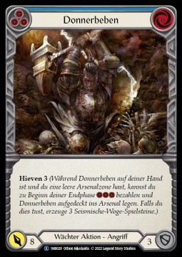 Thunder Quake (Blue) (Regular) - History Pack 1 - Bravo Blitz Deck