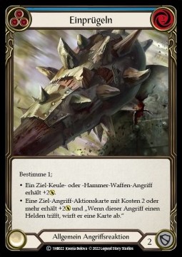 Pummel (Blue) (Regular) - History Pack 1 - Bravo Blitz Deck