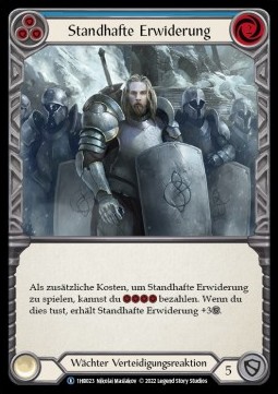 Staunch Response (Blue) (Regular) - History Pack 1 - Bravo Blitz Deck