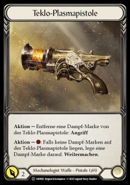 Teklo Plasma Pistol (Regular) - History Pack 1 - Dash Blitz Deck