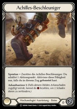 Achilles Accelerator (Regular) - History Pack 1 - Dash Blitz Deck