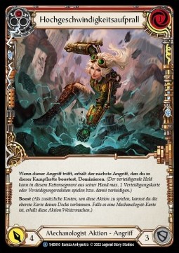 High Speed Impact (Red) (Regular) - History Pack 1 - Dash Blitz Deck