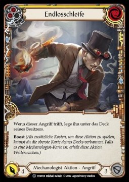 Over Loop (Yellow) (Regular) - History Pack 1 - Dash Blitz Deck