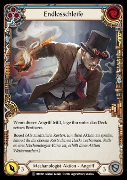 Over Loop (Blue) (Regular) - History Pack 1 - Dash Blitz Deck