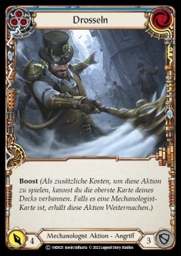 Throttle (Blue) (Regular) - History Pack 1 - Dash Blitz Deck