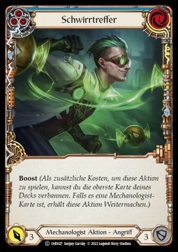 Zipper Hit (Blue) (Regular) - History Pack 1 - Dash Blitz Deck