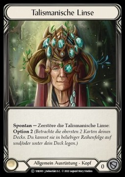 Talismanic Lens (Regular) - History Pack 1 - Kano Blitz Deck