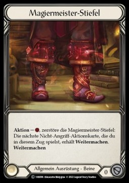 Mage Master Boots (Regular) - History Pack 1 - Kano Blitz Deck