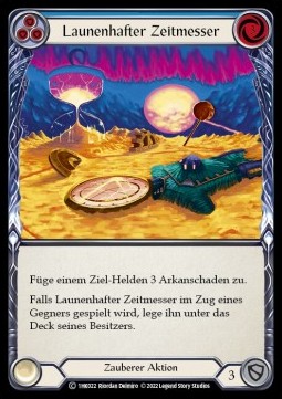 Timekeeper's Whim (Blue) (Regular) - History Pack 1 - Kano Blitz Deck