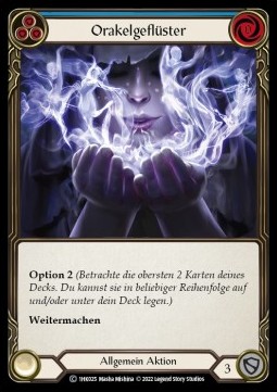 Whisper of the Oracle (Blue) (Regular) - History Pack 1 - Kano Blitz Deck