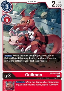 Guilmon (BT12-007) - Across Time