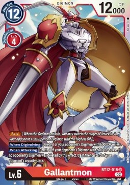 Gallantmon (BT12-018) (V.1) - Across Time