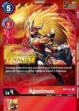 Agunimon (BT4-011) (V.2) - Championship 2023 Promos