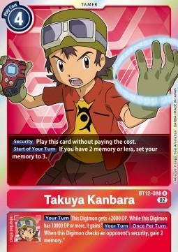 Takuya Kanbara (BT12-088) (V.1) - Across Time