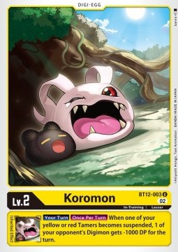 Koromon (BT12-003) - Across Time