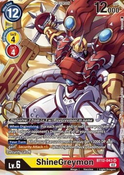 ShineGreymon (BT12-043) (V.1) - Across Time