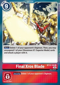Final Xros Blade (BT12-100) - Across Time