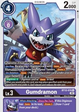 Gumdramon (BT12-074) - Across Time
