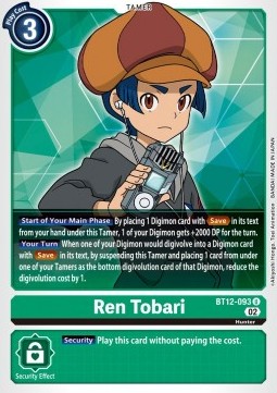 Ren Tobari (BT12-093) - Across Time