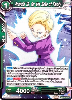 Android 18, for the Sake of Family (V.1 - Common) - Power Absorbed