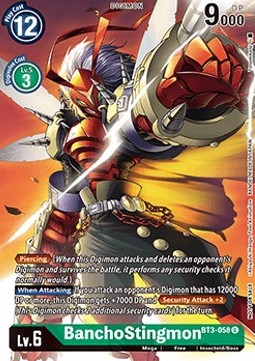BanchoStingmon (BT3-058) - Promos: Across Time