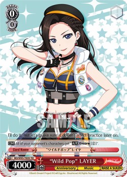 "Wild Pop" LAYER (V.1 - Trial Deck) - BanG Dream! Girls Band Party! 5th Anniversary