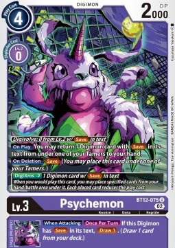 Psychemon (BT12-075) - Across Time
