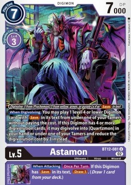 Astamon (BT12-081) - Across Time