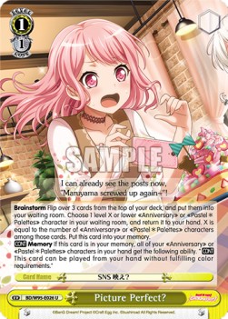 Picture Perfect? (V.1 - Uncommon) - BanG Dream! Girls Band Party! 5th Anniversary