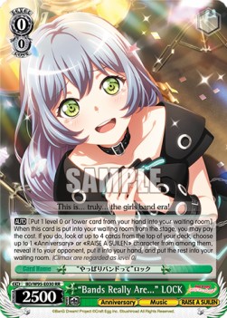 "Bands Really Are..." LOCK (V.1 - Double Rare) - BanG Dream! Girls Band Party! 5th Anniversary