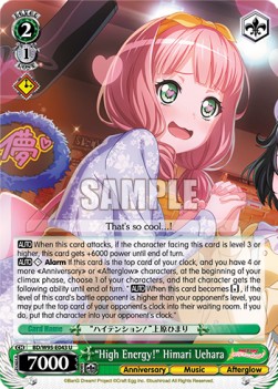 "High Energy!" Himari Uehara (V.1 - Uncommon) - BanG Dream! Girls Band Party! 5th Anniversary