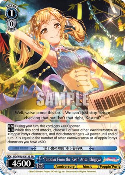 "Tanzaku From the Past" Arisa Ichigaya (V.2 - Super Rare) - BanG Dream! Girls Band Party! 5th Anniversary