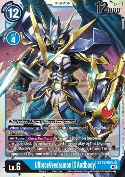UlforceVeedramon (X Antibody) (BT12-029) (V.1) - Across Time