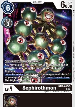 Sephirothmon (BT12-065) - Across Time