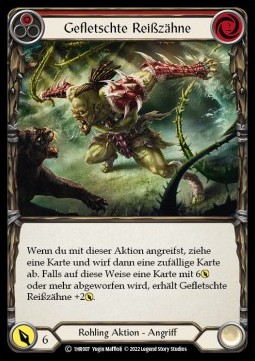 Bare Fangs (Red) (Regular) - History Pack 1 - Rhinar Blitz Deck