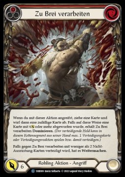 Pulping (Red) (Regular) - History Pack 1 - Rhinar Blitz Deck