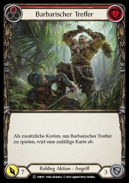 Savage Swing (Red) (Regular) - History Pack 1 - Rhinar Blitz Deck