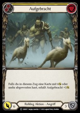 Riled Up (Yellow) (Regular) - History Pack 1 - Rhinar Blitz Deck