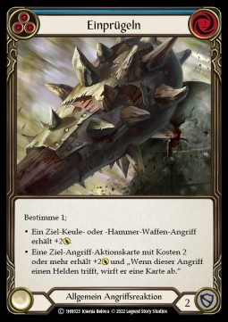 Pummel (Blue) (Regular) - History Pack 1 - Rhinar Blitz Deck