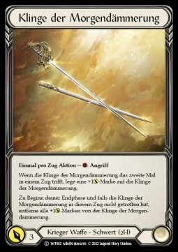 Dawnblade (Regular) - History Pack 1 - Dorinthea Blitz Deck