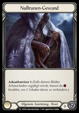 Nullrune Robe (Regular) - History Pack 1 - Dorinthea Blitz Deck