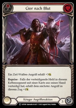 Out for Blood (Red) (Regular) - History Pack 1 - Dorinthea Blitz Deck